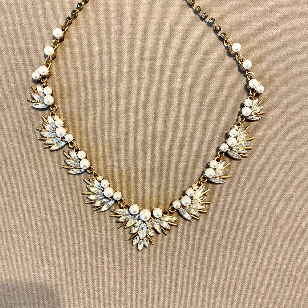 Pearl and Rhinestone necklace